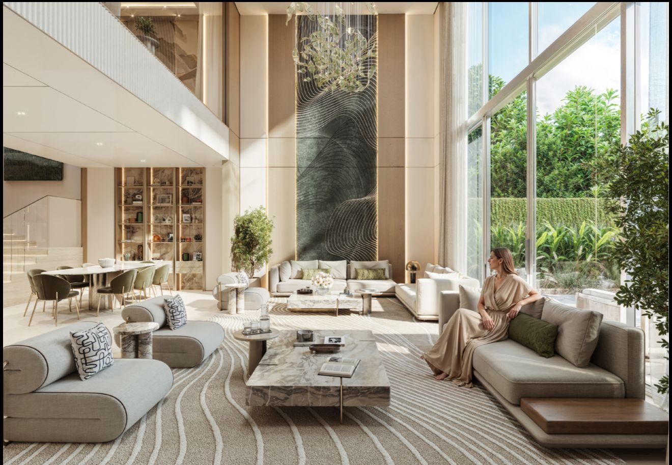 Tilal — Double-Height Living Room Interior